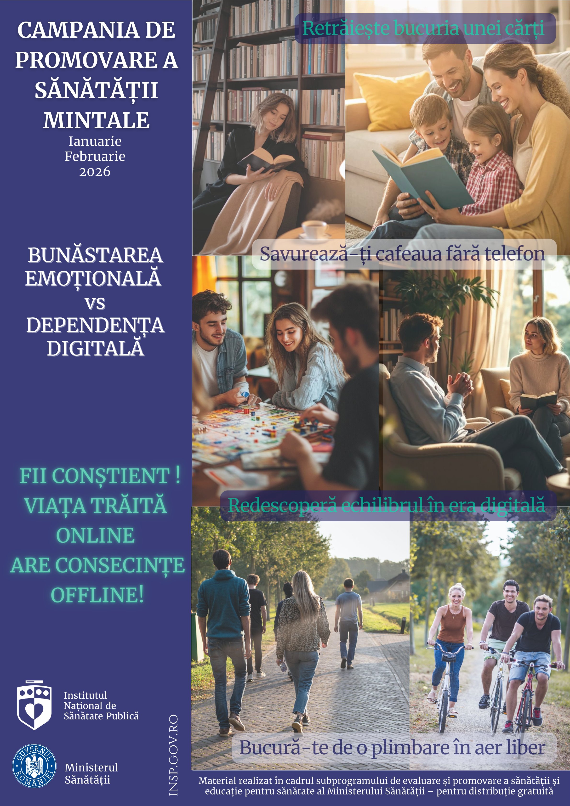 Campania de promovare a sănătății mintale, ianuarie-februarie 2026 - poster adulți