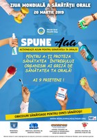 ZIUA MONDIALĂ  A SĂNĂTĂȚII ORALE - 20 martie 2019