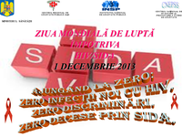 COMUNICAT DE PRESĂ - Ziua Mondială de luptă împotriva HIV/SIDA, 1 decembrie 2013