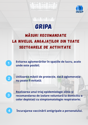 Măsuri recomandate angajaților la locul de muncă Măsuri recomandate angajaților la locul de muncă